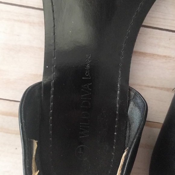 Black real leather sandals - Picture 5 of 10